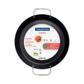 Alternative view of مقلاة ألومنيوم بايلا مع طلاء داخلي مانع للالتصاق ومقابض معدنية من ستارفلون ، 30 سم ، 2.5 لتر Loreto