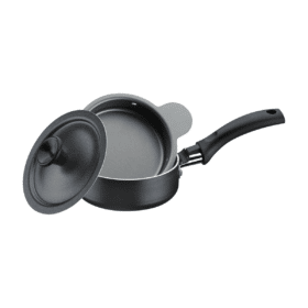 مقلاة سلق البيض من الألومنيوم من Tramontina Turim مع طلاء داخلي وخارجي Starflon Max طلاء غير لاصق ملون ، 10 سم ، 0.3 لتر