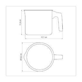 Alternative view of دلة من الألومنيوم مع طبقة داخلية غير لاصقة 12 سم 1,2 لتر