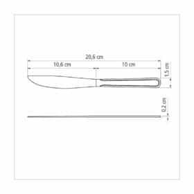 Alternative view of 12 قطعة سكين لحم 4 أنش