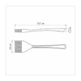 Alternative view of فرشاة سيليكون رمادية من ترامونتينا ليون