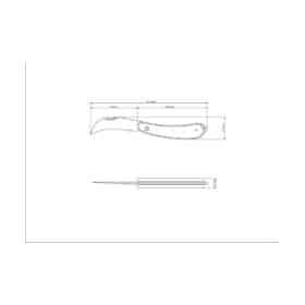 Alternative view of سكين جيب مطوي بشفرة ستانلس ستيل 3 انش ومقبض خشبي