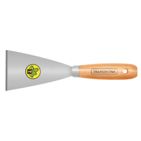 مكشطة معدنية صلبة مقاس 8 سم ، بمقبض خشبي