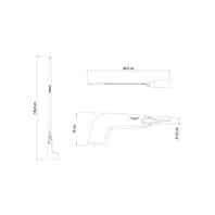 Alternative view of منجل ، مقبض خشبي 110 سم