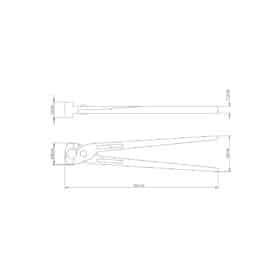 Alternative view of كماشة كونكريتور زرقاء مقاس 12 بوصة