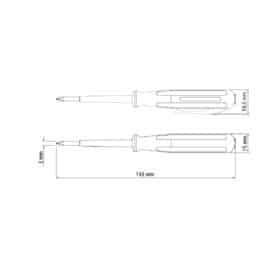 Alternative view of مفك فاحص +1 / 8x3 "