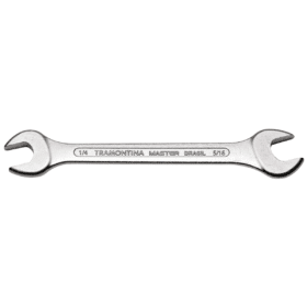 مفتاح ربط مفتوح مطلي بالكروم 1 / 4x5 / 16 "