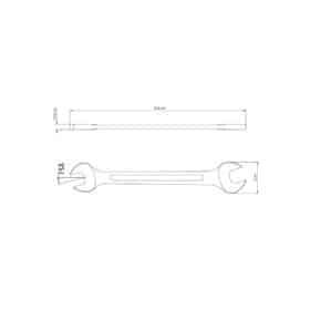 Alternative view of مفتاح ربط  12 × 13 مم مطلي بالكروم
