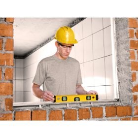 Alternative view of مستوى مغناطيسي ألمنيوم مع قارورتين 12 " بوصة