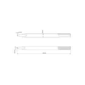 Alternative view of Square Drive SDS Max Stone إزميل 11 "