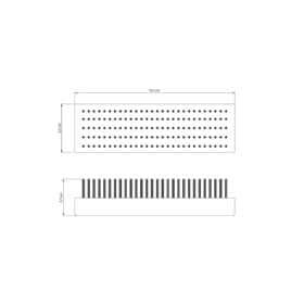 Alternative view of 5 صفوف سلك فرشاة الصلب قاعدة خشبية