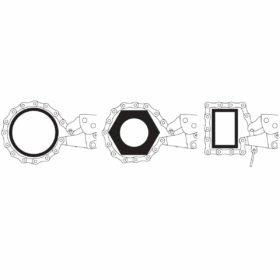 Alternative view of ترامونتينا برو 10 "كماشة قفل سلسلة