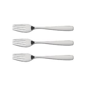 ترامونتينا شوك طاولة امازوناس ستانلس ستيل 3 قطع