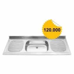 سنك حوض وجناحين 150x60 سم