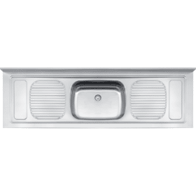 سنك حوض وجناحين 200x60 سم