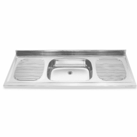 سنك حوض وجناحين 120×60 سم