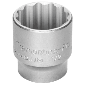 لقمة ترامونتينا برو 27 ملم 1/2 انش كروم فاناديوم فولاذي 12 نقطة