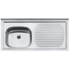 سنك حوض وجناح يمين 100x50 سم