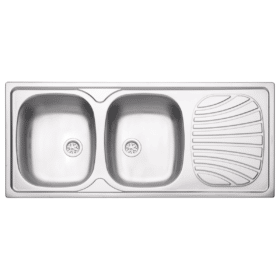 حوض داخلي ستانلس ستيل 116x50 سم