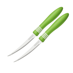 طقم 2 قطعة من سكاكين الطماطم لون اخضر