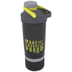 مطارة رياضية 3 في 1 وخلاط من الستانلس ستيل Power Up 3