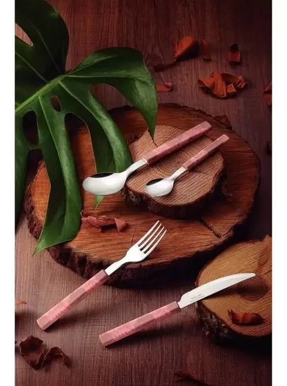 طقم أدوات مائدة 16 قطعة sude 2 طقم أدوات مائدة 16 قطعة sude - الصورة 2