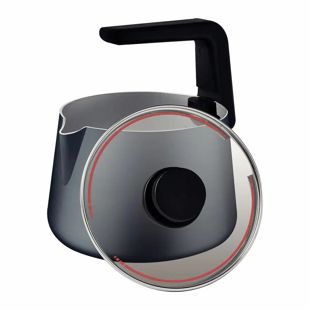 قوري 2،3 لتر من الألومنيوم باللون الأزرق الداكن مع طلاء Starflon Max الداخلي والخارجي غير اللاصق 3 قوري 2،3 لتر من الألومنيوم باللون الأزرق الداكن مع طلاء Starflon Max الداخلي والخارجي غير اللاصق - الصورة 3