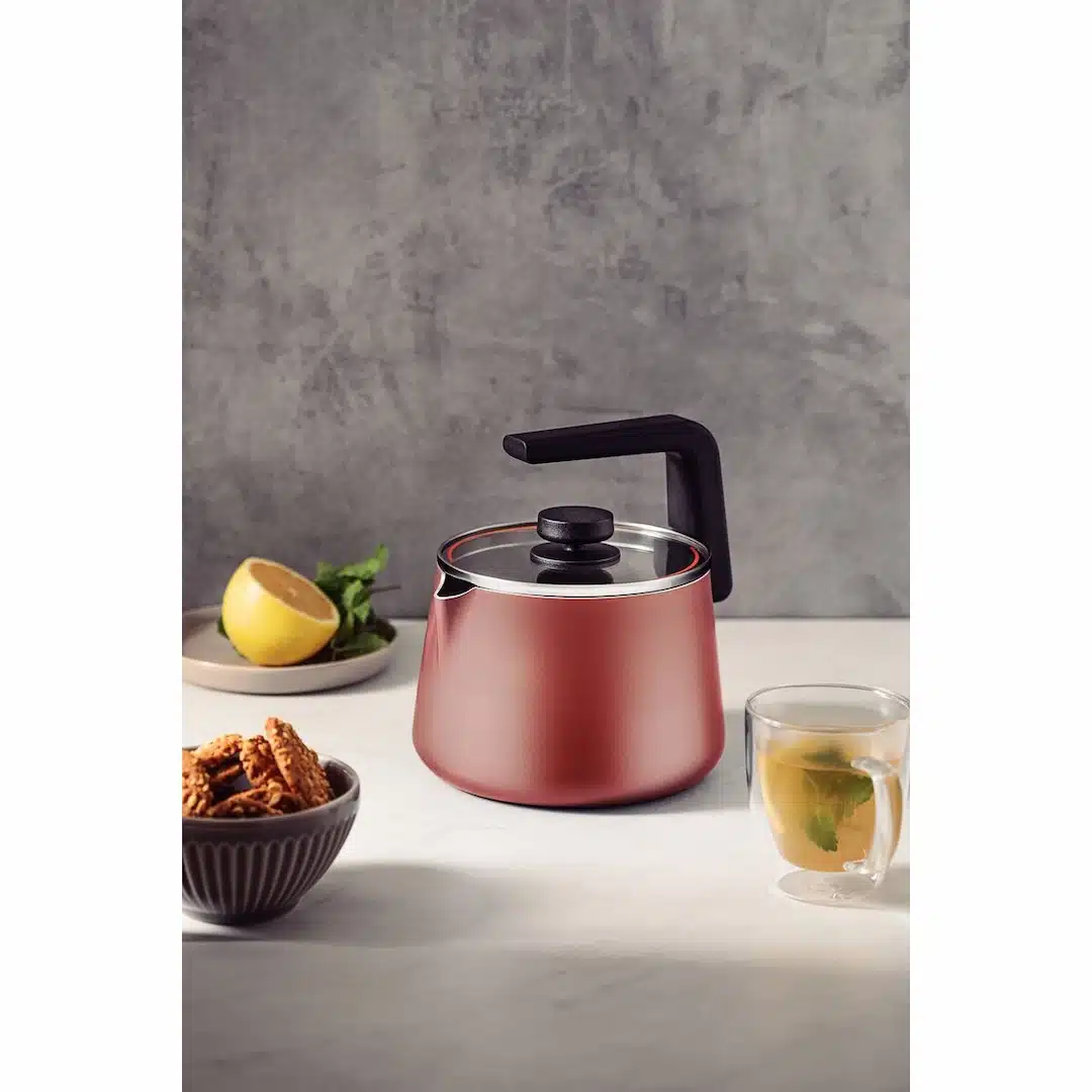 قوري من الألومنيوم النحاسي 2،3 لتر مع طلاء ستارفلون ماكس داخلي وخارجي 4 قوري من الألومنيوم النحاسي 2،3 لتر مع طلاء ستارفلون ماكس داخلي وخارجي - الصورة 4