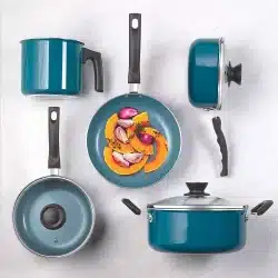 Alternative view of سيت ادوات طبخ 5 قطع طلاء داخلي سيراميك لون اخضر