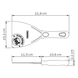 Alternative view of شفرة بركر ستانلس ستيل قياس 4انش