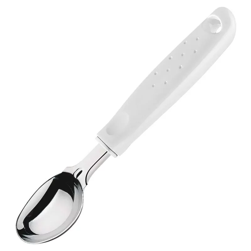 مغرفة الآيس كريم من ترامونتينا يوتيليتا مع شفرة من الفولاذ المقاوم للصدأ ومقبض من البولي بروبيلين الأبيض