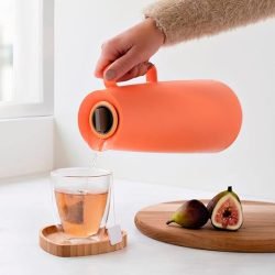 Alternative view of ترمز حراري من البولي بروبيلين من ترامونتينا مع بطانة زجاجية سعة 1 لتر لون برتقالي