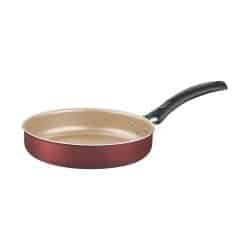 مقلاة دائرية 22 سم لون احمر