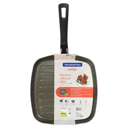 مقلاة شواء مربعة 26 سم لون احمر