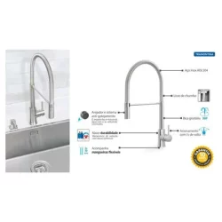 Alternative view of خلاط فردي من الفولاذ المقاوم للصدأ من ترامونتينا متعدد الاستخدامات مع لمسة نهائية من سكوتش برايت