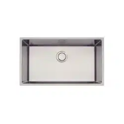 حوض عميق كوادروم 74*44*20 سم بسمك 1 ملم سعة 56 لتر من ترامونتينا