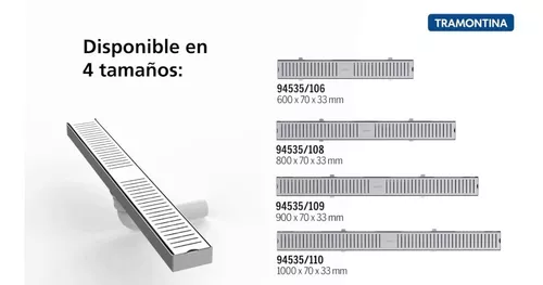 قناة تصريف ماء 7*80 سم بعمق 3.3 سم بسمك 1 ملم ستنلس ستيل مقاوم للصدأ 9 قناة تصريف ماء 7*80 سم بعمق 3.3 سم بسمك 1 ملم ستنلس ستيل مقاوم للصدأ - الصورة 9