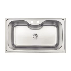 حوض سنانلس ستيل 86*50*21 سم بسمك 0.8 ملم جودة عالية