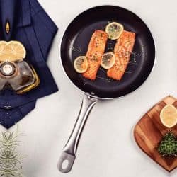 مقلاة عميقة المنيوم مع مقبض ستانلس ستيل 30 سم جودة عالية وصحية 100%