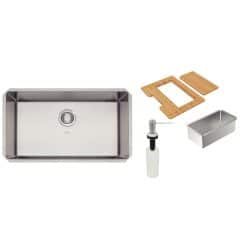 حوض صناعي ستانلس ستيل 70*40*20 سم بسمك 1 ملم مع ملحقات