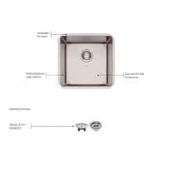 Alternative view of حوض مربع ترامونتينا 40*40*20 ملم