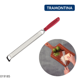 مبشرة ترامونتينا يوتيليتا المصنوعة من الفولاذ المقاوم للصدأ بمقبض من البولي بروبيلين وقاعدة مطاطية حمراء مانعة للانزلاق