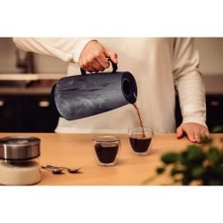 ترمز شاي 500 مل داخل زجاجي من ترامونتينا لون الرخام الرمادي