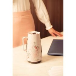 ترمز شاي 500 مل داخل زجاجي من ترامونتينا لون الرخام الاصفر