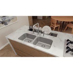 حوضين مربعة من ترامونتينا 89*39*18.5بسمك 0.8 ملم