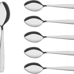 سيت ملاعق الشاي ترامونتينا المصنوعة من الستنلس ستيل المقاوم للصدأ، 6 قطع. 7 شاي