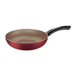 مقلاة عميقة من الألومنيوم من ترامونتينا ،24 سم 2.2 لتر، أحمر