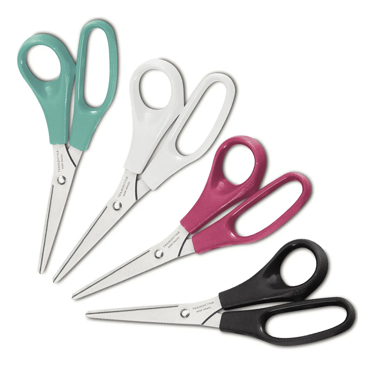 مقص ترامونتينا ، متعددة الاستخدامات، للخياطة، المكتب، ألوان متنوعة 5 مقص ترامونتينا ، متعددة الاستخدامات، للخياطة، المكتب، ألوان متنوعة - الصورة 5
