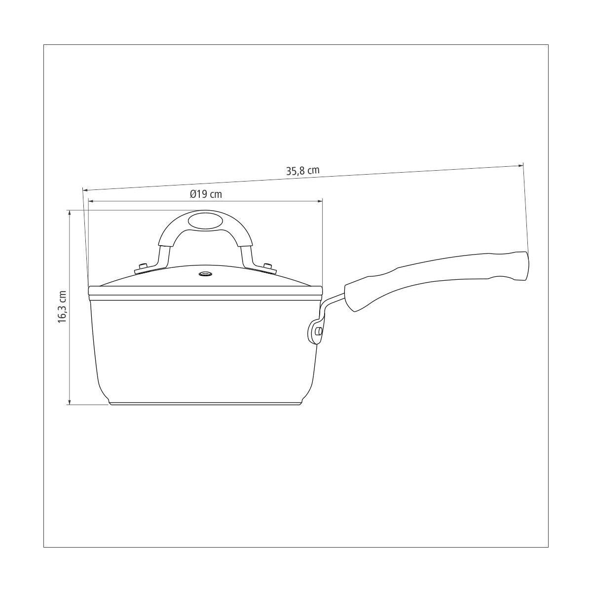 قدر كسرولة ترامونتينا موناكو للطهي الحثي من الألومنيوم مع طلاء ستارفلون الفاخر غير اللاصق من الداخل والخارج، أسود، مع غطاء زجاجي، 18 سم، 2 لتر 8 قدر كسرولة ترامونتينا موناكو للطهي الحثي من الألومنيوم مع طلاء ستارفلون الفاخر غير اللاصق من الداخل والخارج، أسود، مع غطاء زجاجي، 18 سم، 2 لتر - الصورة 8