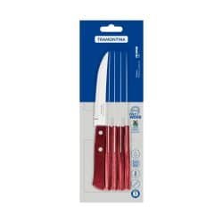 Alternative view of سيت سكاكين شرائح اللحم ترامونتينا، 6 قطع،مقابض خشبية